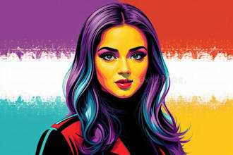 create your photo into awesome wpap pop art portrait
