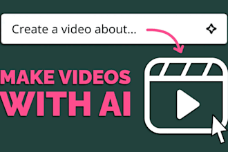 create ai video generator app, ai video generator website, ai saas website