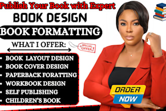 do book design, childrens book formatting, ebook design, book layout, kdp format
