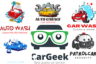 car logo design automotive or business design  24hours