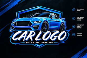 design a professional car and automotive logo