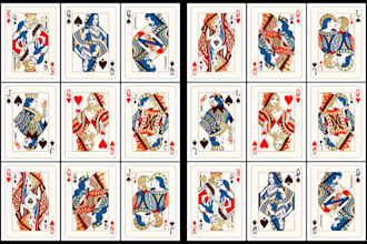 draw 52 playing cards tarot cards oracle zodiac card digital art rule book