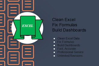 create a excel dashboard for your monthly financial reports