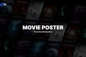 design a professional movie or film poster in photoshop