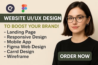 carrd softr figma website mobile app uiux landing page design