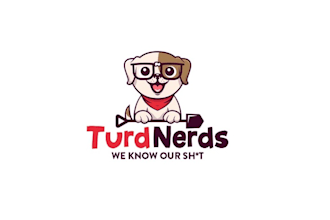 design turd nerds pet waste removal logo