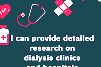 be researching dialysis facilities in japan