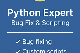 write, fix, or debug your python script