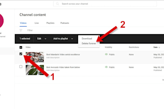 delete video permanently and shutdown youtube channel
