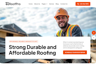 roofing service website, roofing website