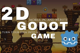 develop 2d godot game for pc, mobile and web