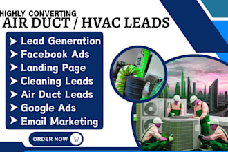 hvac leads air duct facebook ads dryer vent cleaning leads campaigns leads
