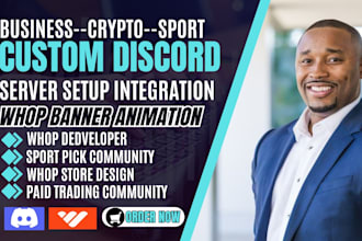 setup paid premium membership discord server with whop