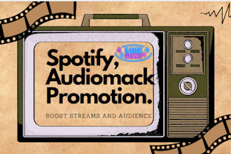 professionally promote your audiomack music to boost streams and audience