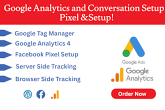 setup facebook pixel conversion api google analytics ga4 tag manager, meta pixel