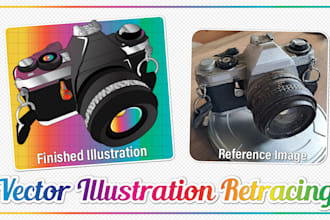 trace your logo, object, or sketch into a clean vector