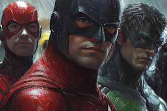 draw comic book art and illustrations