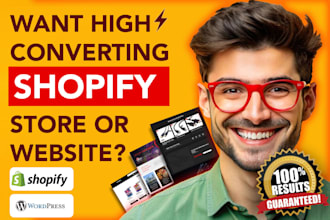 build a stunning online store on shopify or wordpress