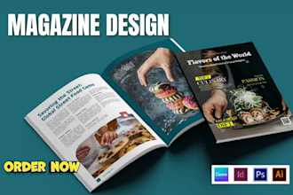 design magazine, magazine cover, product catalogue, digital magazine layout