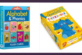 do custom educational memory flash card deck kids playing cards box mock up e