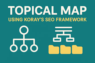 create a semantic topical map for topical authority using koray framework