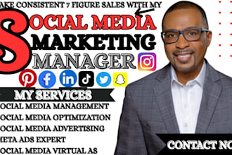 be social media marketing manager 24x7 meta ads personal social media assistant
