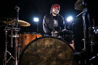 record multitrack live drums for your song