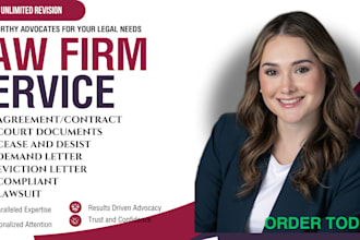 write a demand letter on law firm letterhead as a licensed US attorney