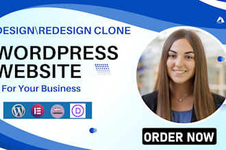 redesign, duplicate, copy clone website or design wordpress website