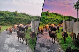 do cinematic and stylish color grading for your photo