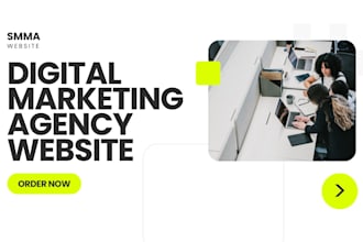 design digital marketing agency website for your business