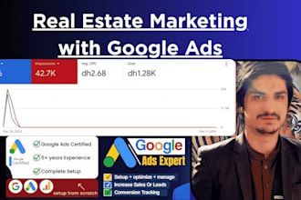 setup real estate google ads PPC campaigns for lead generation