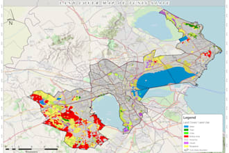create custom gis maps, spatial analysis, and remote sensing reports