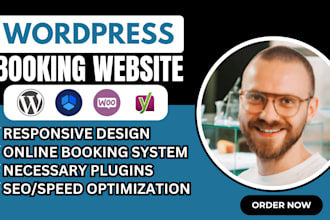 build wordpress booking website amelia online store appointment booking website