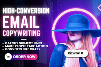 do persuasive sales email copywriting and email sequence