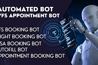 automated vfs visa appointment booking system inventory system customer bot