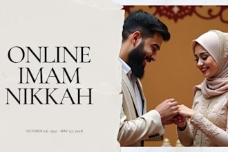 islamic online nikah with an official certificate and witnesses, imam nikah