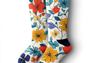 design custom sneakers socks for your brands and streetwear