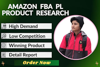 do amazon fba product research, pl ideas and find best selling products