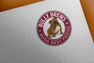 create a unique custom dog or animal mascot logo design