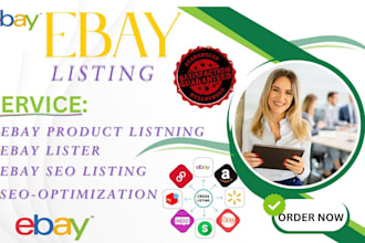 be your ebay lister do ebay listing ebay SEO product listing bulk upload