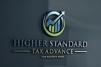 do credit modern repair accounting and financial logo design for your business