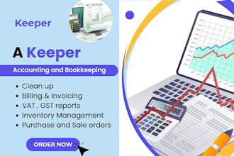 do accounting and bookkeeping in keeper accounting software