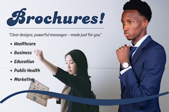 create sleek brochures for print and digital use