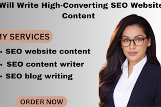 write high converting SEO website content to boost your google ranking