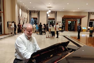 record a professional piano backing for your vocal or solo performance