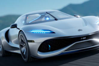 create poly 3d car modelling, 3d rendering interior design stl for 3d printing