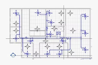 design hvac, electrical, plumbing mep drawing and commercial permit plans