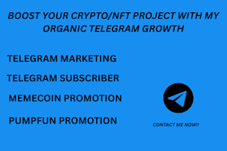 do organic telegram crypto promotion, solana telegram marketing, defi promotion