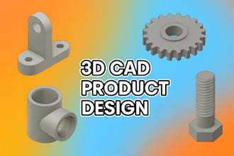 design 3d cad product model, 3d rendering, and industrial design in solidworks
